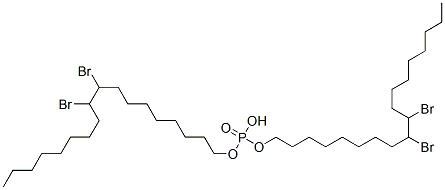 CAS 登录号：68298-31-7， 二(9,10-二溴十八烷基)磷酸氢酯