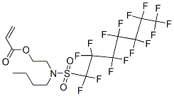 CAS 登录号：68298-60-2， 2-[丁基[(十五氟庚基)磺酰基]氨基]乙基丙烯酸酯