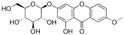 CAS 登录号：68325-59-7， 3-(beta-D-吡喃葡萄糖基氧基)-1-羟基-7-甲氧基-9H-氧杂蒽-9-酮
