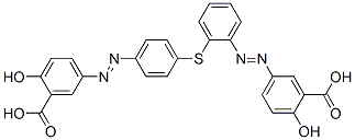 CAS#: 68391-17-3， 5-[[[[4-[(3-Carboxy-4-Hydroxyphenyl)Azo]Phenyl]Thio]Phenyl]Azo]Salicylic Acid