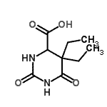 CAS 登录号：684206-85-7， 5,5-二乙基-2,6-二氧代六氢-4-嘧啶羧酸