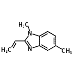 CAS 登录号：68426-80-2， 1,5-二甲基-2-乙烯基-1H-苯并咪唑