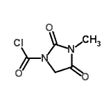 CAS 登录号：68471-52-3， 3-甲基-2,4-二氧代-1-咪唑烷羰基氯化物