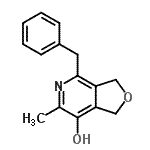 CAS 登录号：68484-70-8， 4-苄基-6-甲基-1,3-二氢呋喃并[3,4-c]吡啶-7-醇