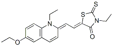 CAS 登录号：68516-67-6， 5-[(6-乙氧基-1-乙基-(1H)-喹啉-2-亚基)亚乙基]-3-乙基-2-硫酮噻唑烷-4-酮