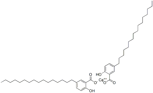CAS 登录号：68540-40-9， 5-十六烷基水杨酸钙(2+)
