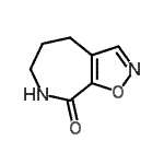 CAS 登录号：68615-87-2， 4,5,6,7-四氢-8H-[1,2]恶唑并[5,4-c]氮杂卓-8-酮
