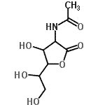 CAS#: 686299-03-6， N-[5-(1,2-Dihydroxyethyl)-4-hydroxy-2-oxotetrahydro-3-furanyl]acetamide
