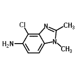 CAS 登录号：686747-26-2， 4-氯-1,2-二甲基-1H-苯并咪唑-5-胺
