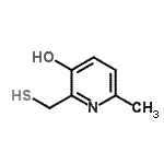 CAS 登录号：687607-41-6， 6-甲基-2-(巯基甲基)-3-吡啶醇