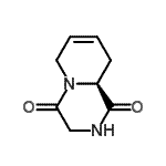 CAS 登录号：687613-50-9， (9aS)-9,9a-二氢-2H-吡啶并[1,2-a]吡嗪-1,4(3H,6H)-二酮
