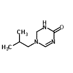 CAS 登录号：687632-57-1， 5-异丁基-5,6-二氢-1,3,5-三嗪-2(1H)-酮