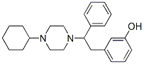 CAS 登录号：68770-59-2， 1-环己基-4-(2-(3-羟基苯基)-1-苯基乙基)哌嗪
