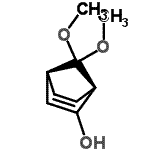 CAS 登录号：687976-50-7， (1R,4S)-7,7-二甲氧基双环[2.2.1]庚-2-烯-2-醇
