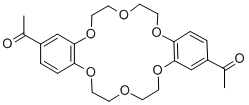 CAS 登录号：68817-65-2， 4',4''(5'')-二乙酰基二苯并-18-冠醚-6