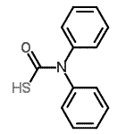 CAS 登录号：688301-57-7， 二苯基氨基硫代甲酸S-酸