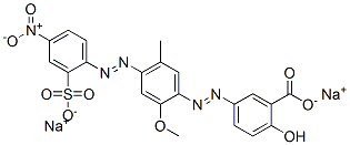 CAS#: 68833-61-4， Disodium 5-[[2-Methoxy-5-Methyl-4-[(4-Nitro-2-Sulphonatophenyl)Azo]Phenyl]Azo]Salicylate