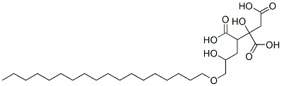 CAS 登录号：68834-06-0， 2-羟基-1,2,3-丙烷三羧酸二氢 1-[2-羟基-3-(十八烷氧基)丙基]酯