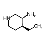 CAS 登录号：688736-27-8， (3R,4S)-4-乙基-3-哌啶胺