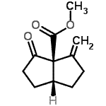 CAS 登录号：688799-51-1， 甲基(3aR,6aR)-3-亚甲基-4-氧代六氢-3a(1H)-戊l烯羧酸酯