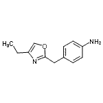 CAS 登录号：689251-67-0， 4-[(4-乙基-1,3-恶唑-2-基)甲基]苯胺