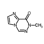 CAS 登录号：689298-02-0， 7-甲基咪唑并[1,2-d][1,2,4]三嗪-8(7H)-酮
