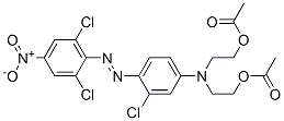 CAS 登录号：68938-64-7， 2,2'-[[3-氯-4-[(2,6-二氯-4-硝基苯基)偶氮]苯基]亚氨基]二乙基二乙酸酯