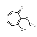 CAS 登录号：690233-31-9， 3-羟基-2-甲氧基-2,4,6-环庚三烯-1-酮
