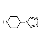 CAS 登录号：690261-92-8， 4-(4H-1,2,4-三唑-4-基)哌啶