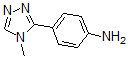 结构式 CAS# 690632-18-9, 4-(4-甲基-4H-1,2,4-三唑-3-基)-苯胺