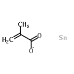 CAS 登录号：69064-21-7， lambda<sup>2</sup>-锡烷, 2-甲基丙-2-烯酸酯