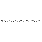structure of CAS# 69064-37-5, (2E)-2-Dodecen-1-ol;(E)2-Dodecen-1-ol;(E)-2-Dodecenol;(E)-dodec-2-enol