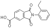 CAS 登录号:690671-26-2, 2-(2-乙基苯基)-1,3-二氧代-5-异吲哚啉羧酸