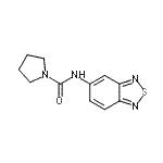 CAS 登录号:690675-28-6, N-(2,1,3-苯并噻二唑-5-基)-1-吡咯烷甲酰胺
