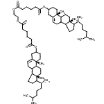 CAS 登录号：69068-97-9， 6,6'-二-(8Xi,9Xi,14Xi,17Xi)-胆甾-5-烯-3-基1,1'-(1,2-乙二基)二己二酸酯