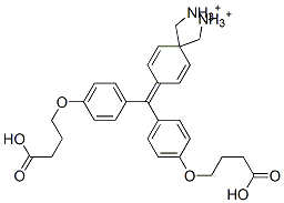 CAS 登录号：69087-42-9， [4-[二[4-(3-羧基丙氧基)苯基]亚甲基]环己-2,5-二烯-1-亚基]二甲基铵