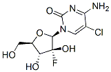 CAS 登录号:69123-92-8, 2'-氟-5-氯-1-beta-D-阿拉伯糖呋喃基胞嘧啶