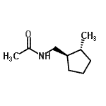 CAS 登录号：69131-12-0， N-{[(1R,2R)-2-甲基环戊基]甲基}乙酰胺