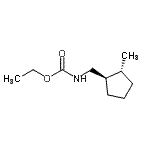 CAS 登录号：69131-14-2， 乙基{[(1R,2R)-2-甲基环戊基]甲基}氨基甲酸酯