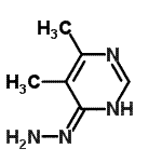 CAS 登录号：69142-11-6， 4-肼基-5,6-二甲基嘧啶