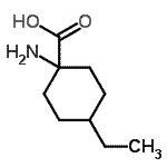 CAS 登录号：69164-36-9， 1-氨基-4-乙基环己烷羧酸