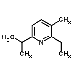 CAS 登录号：69194-01-0， 2-乙基-6-异丙基-3-甲基吡啶