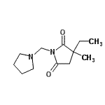 CAS#: 692254-43-6， 3-Ethyl-3-methyl-1-(1-pyrrolidinylmethyl)-2,5-pyrrolidinedione