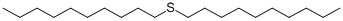 structure of CAS# 693-83-4, Di-n-Decyl Sulfide;1-(Decylthio)Decane;Decyl Sulfide;11-Thiaheneicosane