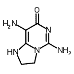 CAS 登录号：693210-80-9， 5,8-二氨基-2,3-二氢咪唑并[1,2-c]嘧啶-7(1H)-酮