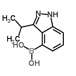 CAS 登录号：693285-69-7， (3-异丙基-1H-吲唑-4-基)硼酸