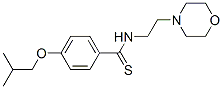CAS 登录号：69353-26-0， 4-异丁氧基-N-(2-吗啉基乙基)硫代苯甲酰胺