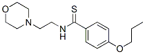 CAS 登录号：69353-30-6， N-(2-吗啉基乙基)-4-丙氧基硫代苯甲酰胺
