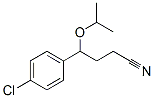 结构式 CAS# 6940-91-6, 4-氯-gamma-(1-甲基乙氧基)苯丁腈
