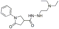 CAS 登录号：69440-55-7， 5-氧代-1-苯基-3-吡咯烷羧酸 2-[2-(二乙基氨基)乙基]酰肼